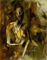 裸で座る女性 3 1909 キュビスト パブロ・ピカソ
